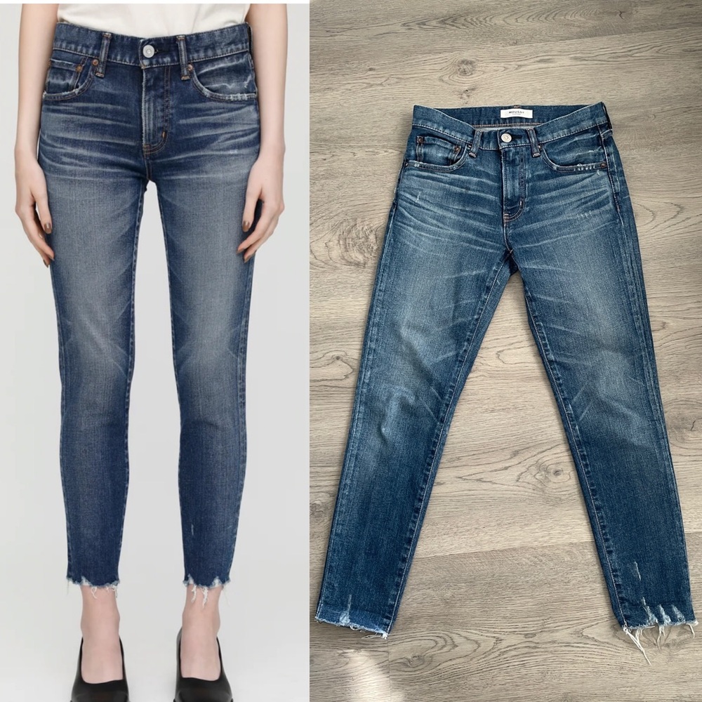 Moussy Vintage Tyrone Skinny Blue Jeans Sz 26 - Runs Small